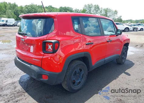 2015 Jeep Renegade Sport from USA, damaged, VIN ZACCJBAT3FPC13655